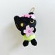 thumbnail image 3 of Venta caliente negro Hola Katie Hawaiian Kitty Bikini Hoop muñeca de felpa Kawaii HK colgante Kawaii negro KT Suntan Cat, 3 of 3