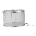 thumbnail image 4 of veasfak Mesh Tea Ball Infuser Spice Basket Seasoning Strainer for Cooking Home Stews Diameter 16cm, 4 of 9