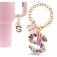thumbnail image 1 of Letter Keychain For Cup Enthusiasts Initial Charm With Secure Lobster Clasp, 1 of 6