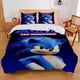 thumbnail image 3 of Juegos de cama tamaño king de Sonic The Hedgehog, sábanas con estampado de anime Harajuku, fundas de edredón para cosplay, fundas de almohada, funda de edredón para dormitorio, 3 of 5
