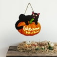 thumbnail image 4 of Letrero colgante creativo de calabaza de madera rústica para decoración de pared de casa y garaje Estilo A, 4 of 5