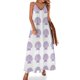 thumbnail image 1 of Patrón con gelatina. Vestido sin mangas Traje de verano para mujer Vestidos formales para ocasiones especiales, 1 of 7