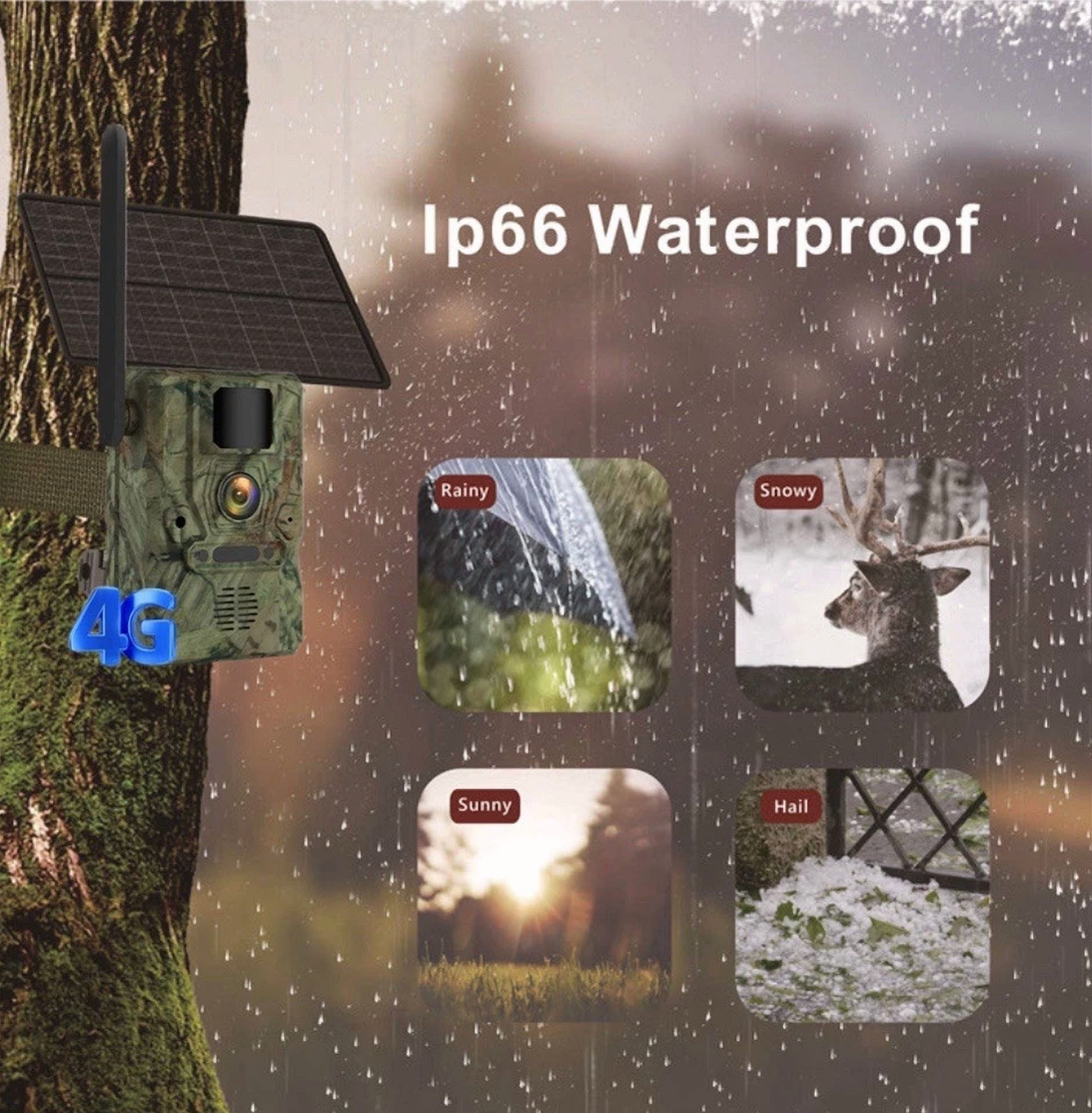 LynkNano 4G SOLAR GPS Hunting Security Camera 3MP TRAIL Camera, AI 25m Detection, 2-Way Audio, App
