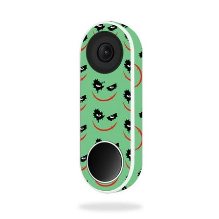 MightySkins NEHEL-Why So Serious Skin for Nest Hello Video Doorbell - Why So Serious