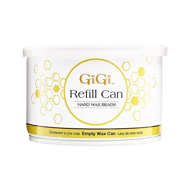 GiGi Hard Wax Beans Empty Wax Refill Can, 14 oz