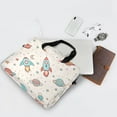 thumbnail image 5 of Laptop Bag Laptop Briefcase 15.7 x 3 x 11.8 Inches Laptop Bag Briefcases Laptop Storage Travel Laptop Bag Work Laptop Bag Cartoon Rocket, 5 of 8