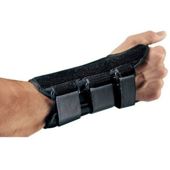 PROCARE ComfortFORM Wrist Splint Aluminum Stay Foam / Lycra Left Hand Black Mediumch 1 Each