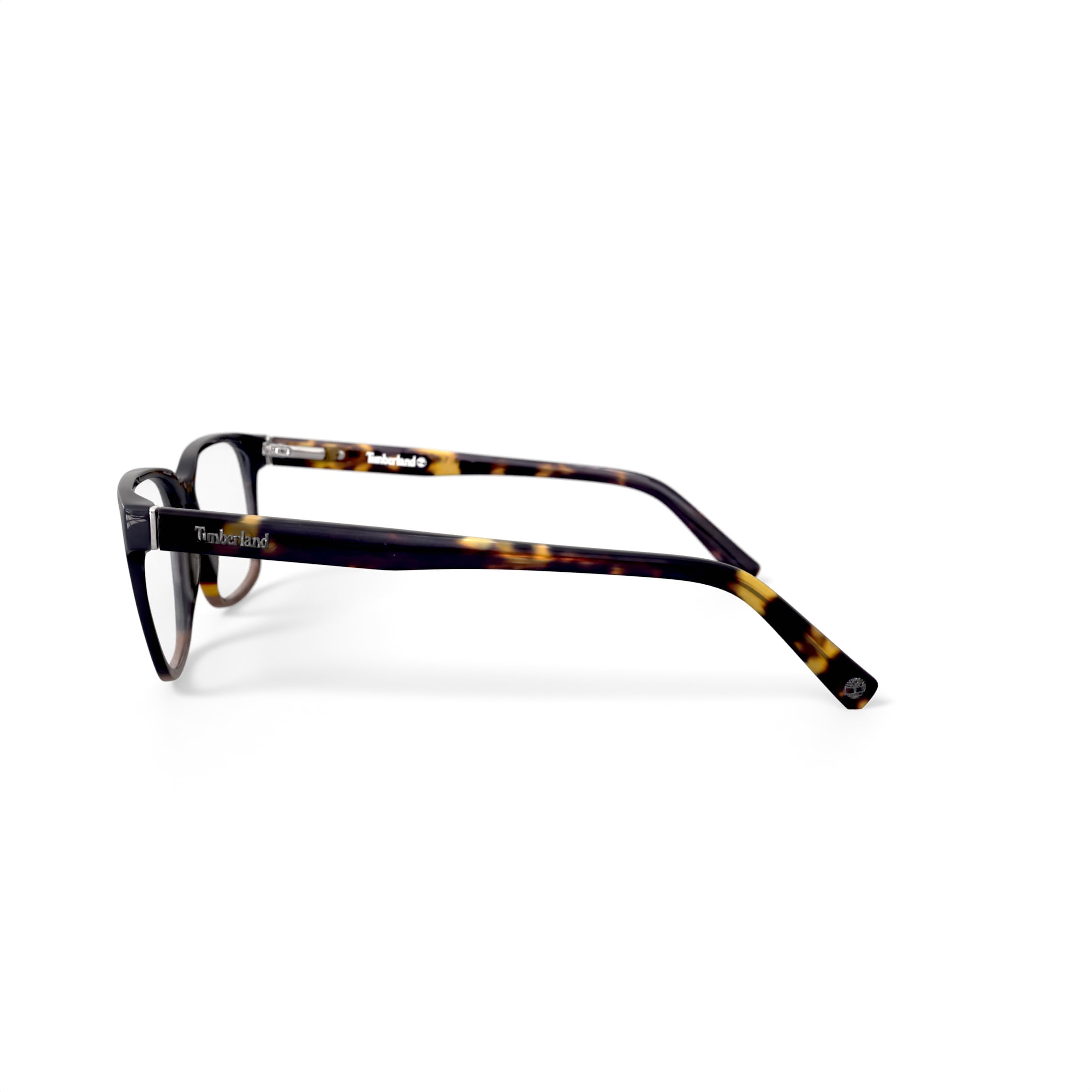 Timberland Men's TB1788 Square Prescription Eyeglasses with Case, Blue/Brown