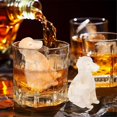 thumbnail image 3 of 3D Labrador Ice Square Tray, Whiskey Ice Square Mold, Fun Trays Pink, 3 of 5