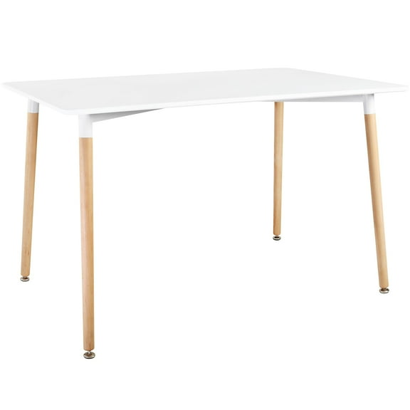 Modern Dining Table, Thickness MDF Top Kitchen Table, Dining Room Table for Kitchen Living Room.