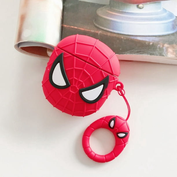 Funda para AirPods 1/2 Pro Marvel Batman Iron Man Spiderman Funda para auriculares inalámbricos Bluetooth