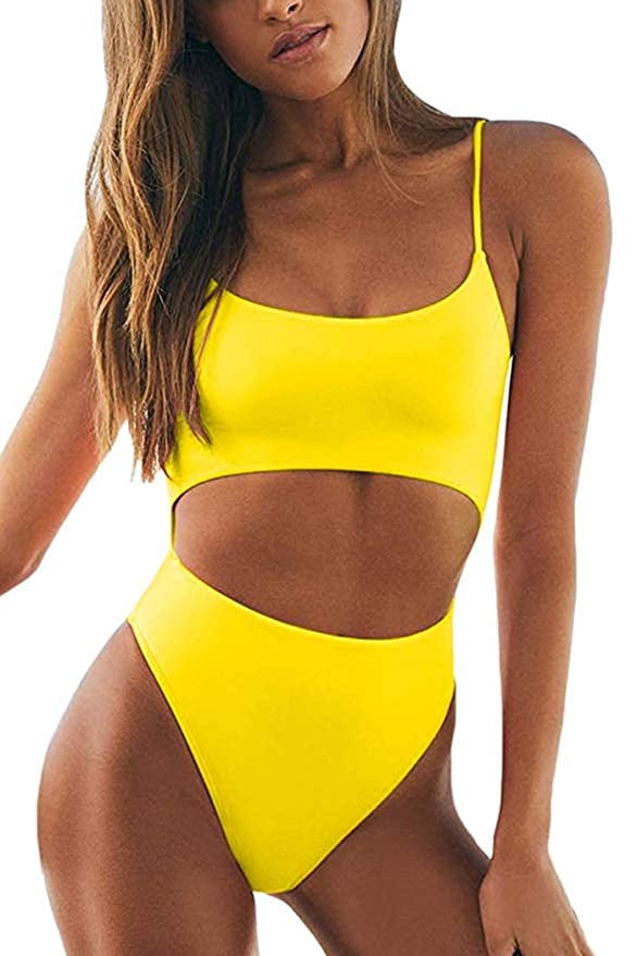 yellow swimsuit walmart