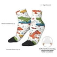 thumbnail image 6 of Pofeuu Dinosaur Print 30cm Socks, Adult Running Hiking Socks for Youth and Adult, 6 of 7