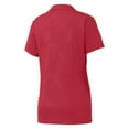 thumbnail image 6 of Yellow Rooster Women's Embossed PosiCharge Tough Polo Deep Red 4XL, 6 of 6