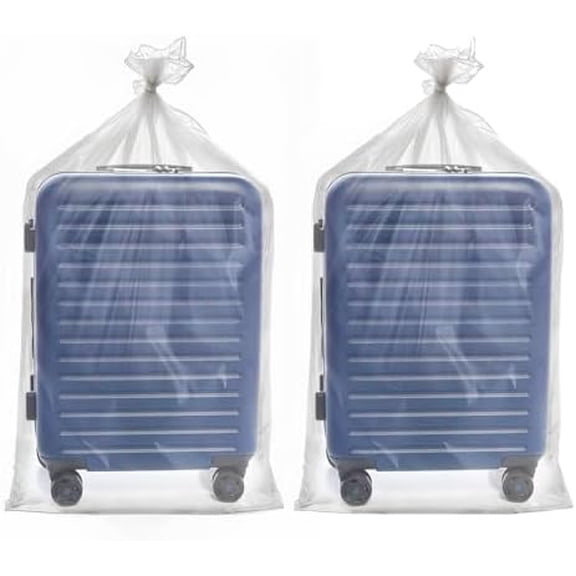 Large Clear Plastic Bags – 10-Pcs 32x48-inch Extra Large Storage Bags – Packing Bags for Suitcases, Luggage, Large Items – Heavy-Duty Moving Bags for Protection and Storage