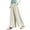 Beige, variant on ZQUUVOU Women's Wide Leg Pants Solid Color Comfortable Summer Casual Straight Leg Pants Beige