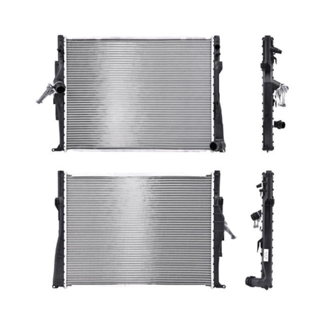 Radiador De Agua 328i 2007 A 2013 Bmw L6 3.0L Std C/Aa Soldado Genérica .