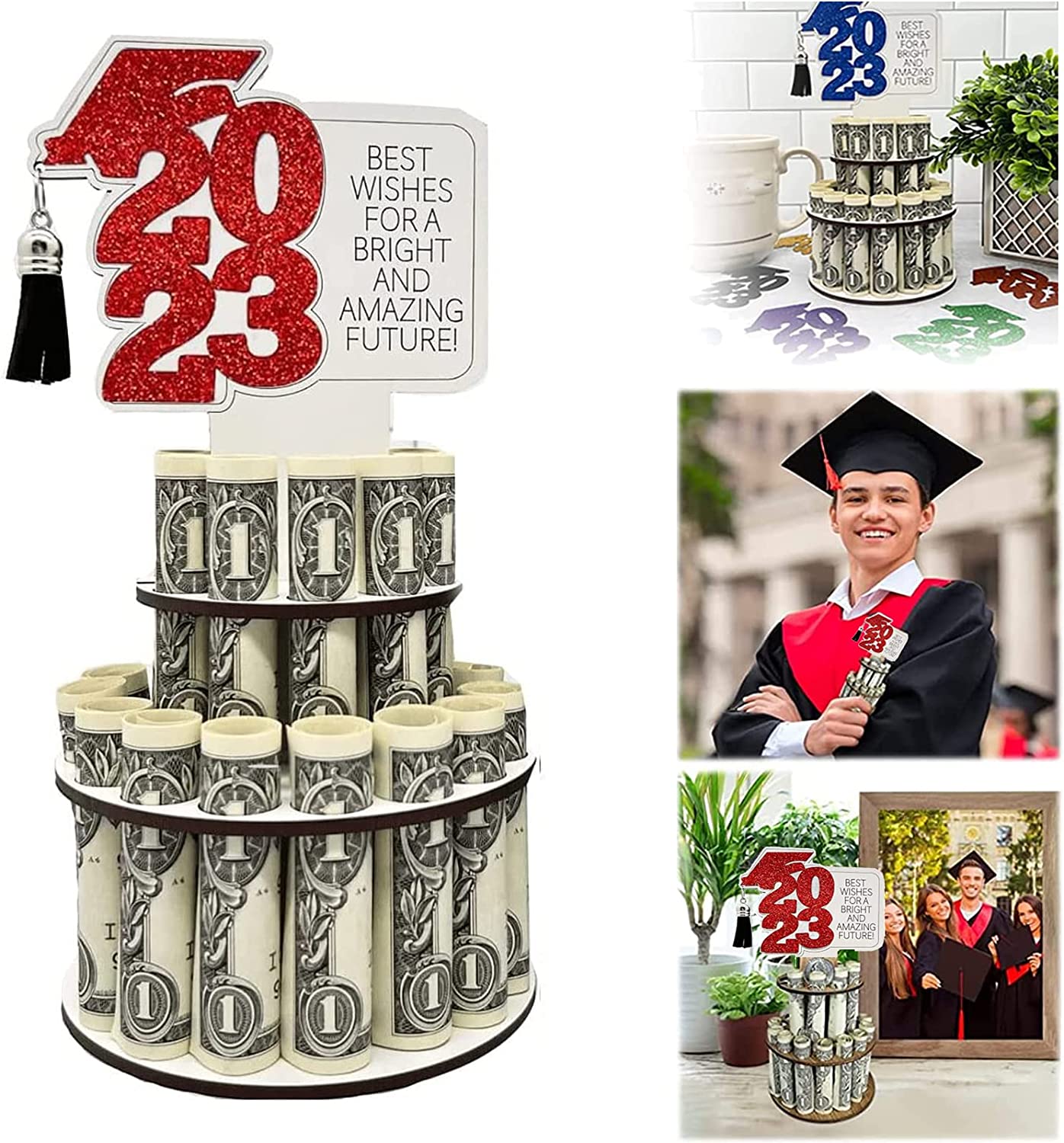 Graduation Gift Money Holder, 2023 New Graduation Money Cake
