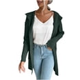 thumbnail image 2 of Babysbule Womens Cardigans Women's Fashion Strip Knit Hooded Sweater Cardigan Jacket Women's Top Blouse, 2 of 9