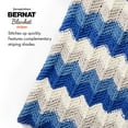 Bernat® Blanket Stripes™ 6 Super Bulky Polyester Yarn, Aqua Violet 10