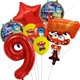 thumbnail image 4 of Juego de ramo de globos con temática de Inside Out, suministros para fiestas de cumpleaños 1.º y 2.º, globos de látex coloridos para niñas y niños, decoración para el hogar y exteriores, 4 of 5