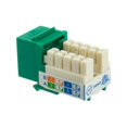 thumbnail image 4 of CableWholesale.com CAT6 Keystone Insert Jack - Modular insert - CAT 6 - RJ-45 - green, 4 of 4