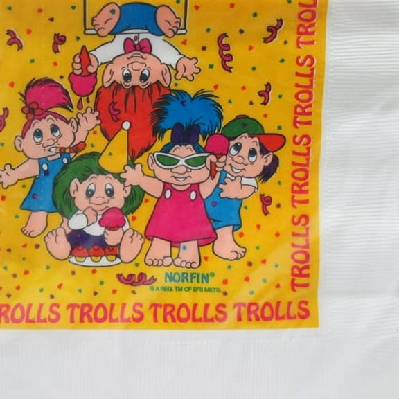 Troll Dolls Vintage Lunch Napkins (16ct)