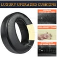 thumbnail image 3 of SOULWIT Replacement Earpads for Sony MDR-Z1R (MDRZ1R) WW2 Signature Hi-Res Headphones, Ear Pads Cushions with Soft Protein Leather - Black, 3 of 6