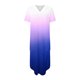 thumbnail image 5 of Vestido de Manga Corta para las Mujeres, Vestido Casual de Cuello en V de Bolsillo de Impresión de Moda Sexy Hecho de Poliéster Ligero para el Verano, Vestido de Verano para las Mujeres, 5 of 6