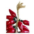 thumbnail image 3 of Hanging Ceramic RED Jalapeno RISTRA , Mexican Decor , Home Decor , Ceramic Vegetables , RISTRA , Mexico , Kitchen Decor , COCINA Mexicana , JALAPENOS DE Ceramica, 3 of 3