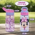 thumbnail image 2 of Termo Botella Agua Infantil Escolar Antiderrames Con Popote Disney Minnie Mouse, 2 of 8