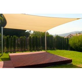 Yescom 20 X16 Rectangle Sun Shade Sail Uv Blocking Canopy Patio