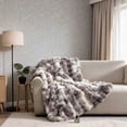 thumbnail image 6 of H&D Husky Print Faux Rabbit Fur Throw Blanket, 60" x 80", 6 of 7