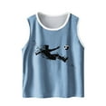 thumbnail image 2 of BLTIBY 2025 Girls Boys Tank Top Summer Sleeveless Funny T Shirt for Teen Infant Toddler Printed Round Neck Fashion Casual Tee Blouse Light Blue 3-4 Years, 2 of 6