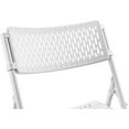 thumbnail image 7 of Airflex Series Premium Polypropylene Folding Chair, Pack of 4 - White, 7 of 7