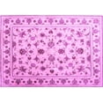 thumbnail image 1 of Ahgly Company Indoor Rectangle Persian Purple Traditional Area Rugs, 7' x 10', 1 of 4