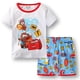 thumbnail image 1 of Conjuntos de pijamas de algodón para niños y niñas, ropa de dormir con dibujos animados de coches, traje de Rayo Mcqueen, Verano, 1 of 4