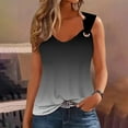 thumbnail image 2 of Exercise Tank Tops for Women Womens Tank Tops 2025 Loose Fitting Casual Summer Wide Strap Trendy Spring Cute O Ring Shoulder Sleeveless T Shirts Camisole with Built in Bra Gray XL, 2 of 5
