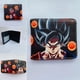 thumbnail image 1 of Cartera de Goku de Dragon Ball para hombre, monederos pequeños con dijes, figuras de Anime de dibujos animados, Vegeta, billetera delgada con monedero, billetera con cremallera, regalo, 1 of 4