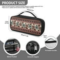 thumbnail image 7 of Jiueut Aztec Tribal Stethoscope Storage Bag Stethoscope Case for Nurse and Doctor Storage Bags with Zipper Stethoscope Bag with Carrying Handle Storage Bag Organizer, 7 of 7