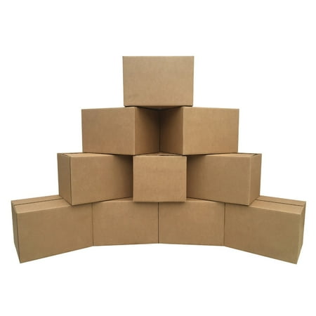 UBoxes 10 Medium Cardboard Moving Boxes 18" x 14" x12"