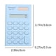 thumbnail image 3 of Calculadora científica miniatura de 8 dígitos, portátil, teclas claras, fondo antideslizante, azul, 3 of 8