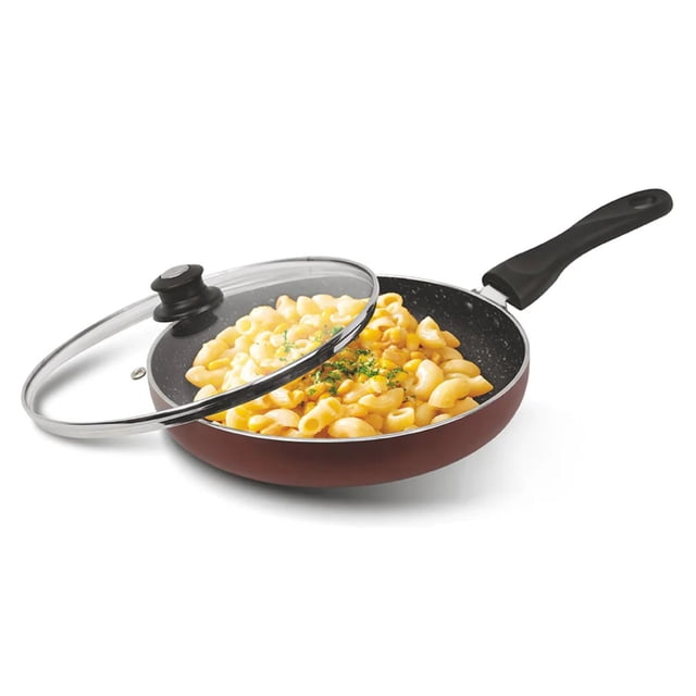 Sartén antiadherente Signoraware Perfecto de 4 capas, 26 cm | Evita que los alimentos se peguen | Compatible con gas e inducción | Ideal para saltear verduras, freír aperitivos o preparar salsas y sal