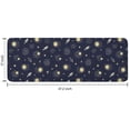 thumbnail image 7 of Dark Blue Moon Pattern Kitchen Rug Mat,Kitchen Runner Rugs Non Skid Washable,Decorative Kitchen Floor Mats for Kitchen,Sink,Laundry,17"x47.2", 7 of 7