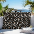 thumbnail image 5 of Outdoor Waterproof Pillow Covers Autumn Horror Pumpkin Bat Decorative Throw Pillow Protectors,Halloween Skeleton Black Theme Pillowcase Cushion Cases for Patio Sofa Garden Couch,24x24in,Pack of 2, 5 of 9