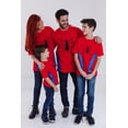 thumbnail image 5 of Marvel Spider-Man Women's Cosplay Short Sleeve T-Shirt Royal Red Spider Man, 5 of 7