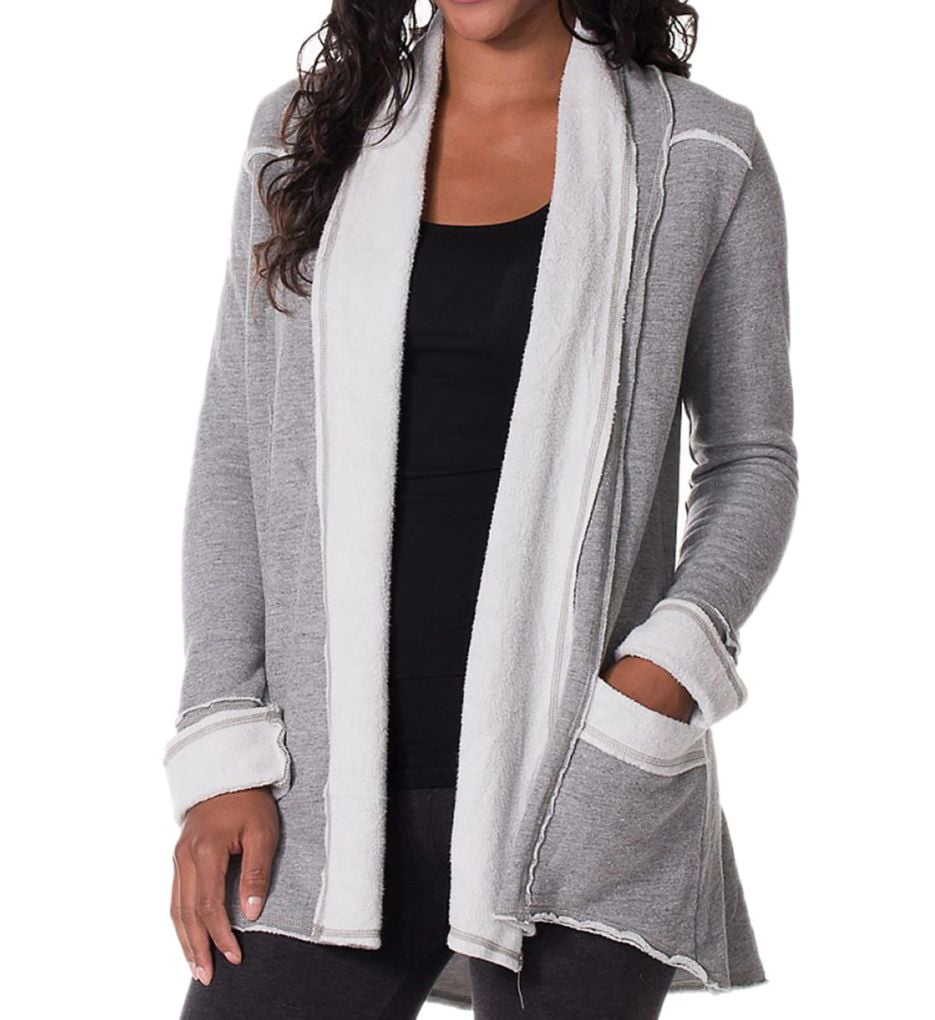 grey slouchy cardigan