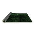 thumbnail image 2 of Ahgly Company Indoor Square Abstract Emerald Green Modern Area Rugs, 7' Square, 2 of 4
