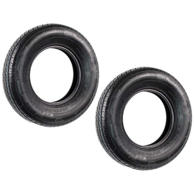 Two Rainier Radial ST205/75R14 Trailer Tires Load Range C 1760 205/75