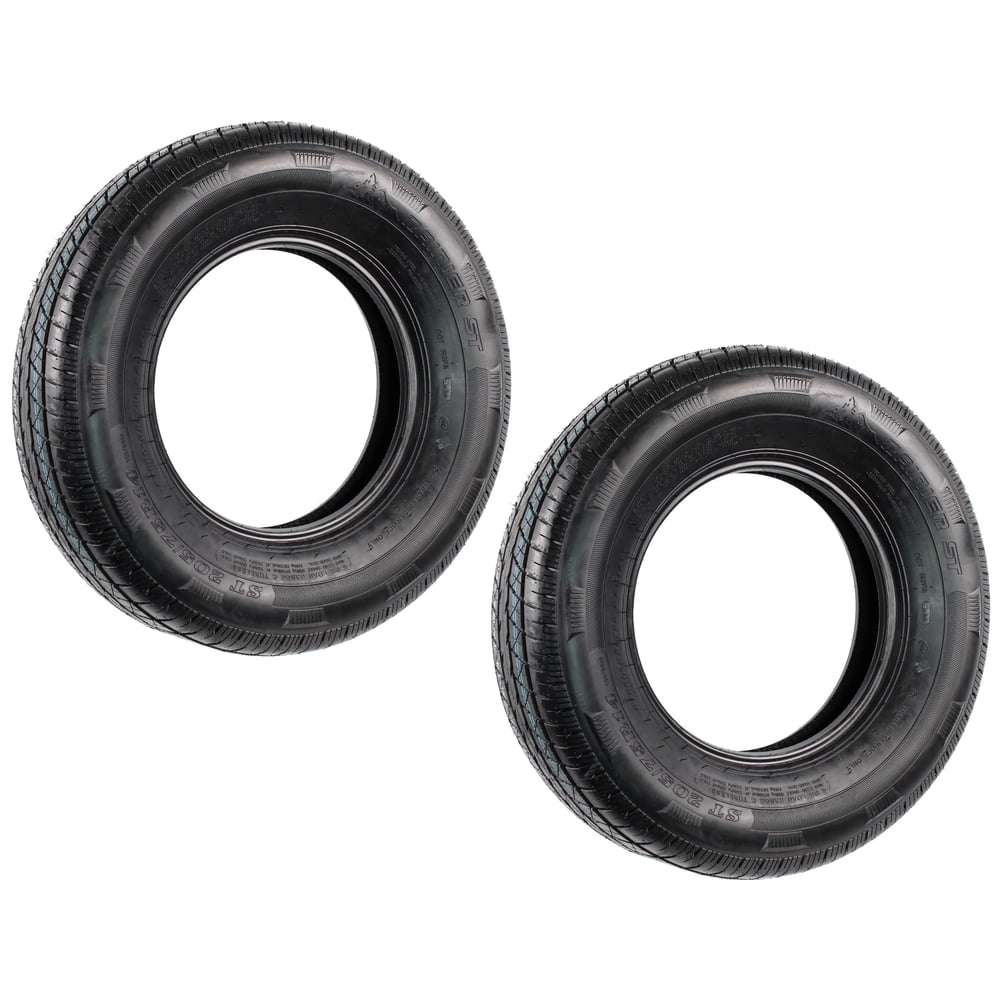 2Pack Radial Trailer Tires ST205/75R14 ST 205/75 R 14 in. Load Range C